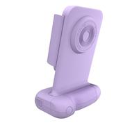 Jectse Magnetic Phone Camera Grip, 15W Wireless Charging Stand with Rotatable BT Remote Control for IOS for Video Photo Shootings (Purple #-A)