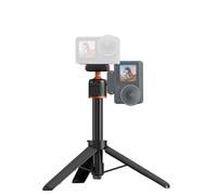 Jectse Magnetic Tripod for Action Camera, Compact Monopod with 360° Ball Head, Anti Slip Design, Silicone Legs for Stability, for Vlog Live Streaming Travel Selfies