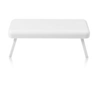 Jectse Manicure Nail Arm Rest with Hollow Space for Curing Light, Hand Rest Stand for Salon, Professional Nail Tech Hand, Stable Anti Slip Pad for Manicure Table, Easy (White)