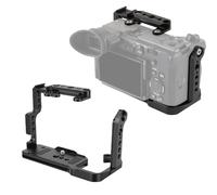 Jectse Metal Camera Cage, Aluminum Alloy Expansion Frame with Plate for Arca, Fit for FX2 Camera RS2 RS3 RS4 Stabilizers, Multiple Mounting Points 1/4 3/8 Inch