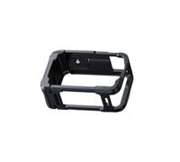 Jectse Metal Camera Grip and Cage, CNC Machined Aluminum Alloy with Seesaw Shutter for Action 6, Battery Compartment and Anti Slip Silicone Padding