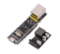 Jectse Microcontroller Development Board, Support for ESP32-P4 with PoE Module Ethernet Port, MIPI-CSI DSI Port Microphone Speaker USB 2.0, Power Supply for RISC-V Processors