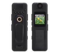 Jectse Mini Body Camera, 1080P HD Wearable Body Worn Camera with Back Clip, Night Vision Personal Police Recorder for Home Cycling Law Enforcement