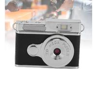 Jectse Mini Keychain Camera, 1080P Digital Camera, C Vintage Compact with Color Screen, Long Battery Life, for Campus Life Records Festival Celebrations (Black)