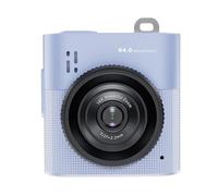 Jectse Mini Keychain Camera, 64MP Digital Camera 2.5K Tiny Retro with 1.4 Inch Screen, Time Lapse Slow Motion Burst Filming Loop Recording, for Travel Daily