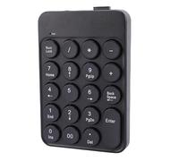 Jectse Mini Numeric Keypad, 19 Keys Wireless Bluetooth 5.1 Number Keyboard with Round Keycaps and Ergonomic Design, for PC Laptop Financial Accounting
