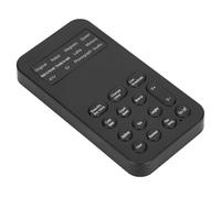 Jectse Mini Sound Card, Male to Female Sound Changer, 12 Voice Beautification, K Song Functions, and 8 Fixed Effects with Fine-Tuning Function, Suitable for Mobile Phone, Computer