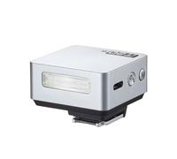 Jectse Mini TTL Flash, 1.5s Recycling Time 700 Camera Flashes Built in Lithium Battery Adjustable Flash Intensity 6 Stops, with Magnetic Diffuser Filters for Cameras (Silver)