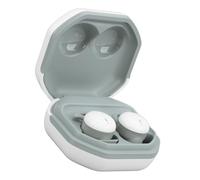 Jectse Mini Wireless Earbuds, 5.3 Headphones, Noise Cancelling in Ear Earphones, Lightweight Sleep Earbuds with Charging Case, for Sleeping Driving Hiking Cycling (White Green)