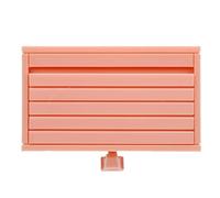 Jectse Modern Wall Assembly Key Organizer with an Opening Door for Garage Easy Installation Skin Color