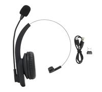 Jectse Mono BT Wireless Headphones, Trucker BT Headset with USB Adapter, Noise Canceling Microphone, Easy Mute, Up to 50 Hours of Battery Life, for Phone Computer Work
