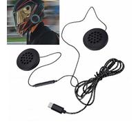 Jectse Motorcycle Helmet Headset Motorcycle Wired Headset Helmet Headphones with 1.2M Cable Handsfree Inline Control for Stereo Sound Music and Calls