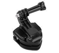Jectse Motorcycle Windshield Clip Camera Mount for Action 5Pro, Quick Release Motorbike Windscreen Clamp with 1/4 Inch Screw Bracket, 180° Adjustable Angle, for Pocket 3, GO 3S
