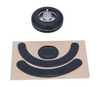 Jectse Mouse Wheel Replacement, Anti Slip Mouse Feet Stickers, Black Roller Scroll with Anti Slip Foot Sticker, for G403 G703 Gaming