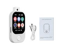 Jectse MP3 Player with Camera, 2.01 Inch Touch Screen, Bluetooth 5.4, Built-in Speaker & 90 Degree Rotating Camera, FM Radio, Metal Frame (16GB)