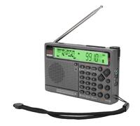 Jectse Multiband Radio, Digital Radio with SOS Alarm and Flashlight, for MP3 WAV, SW FM MW AIR V.UHF WB Frequency, APP Control, 2500MAH Battery, Emergency Function (Green)