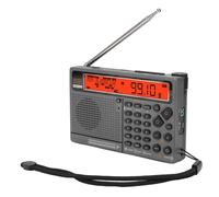 Jectse Multiband Radio, Digital Radio with SOS Alarm and Flashlight, for MP3 WAV, SW FM MW AIR V.UHF WB Frequency, APP Control, 2500MAH Battery, Emergency Function (Orange)