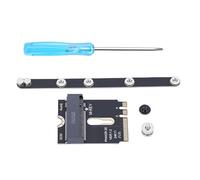 Jectse NGFF Adapter Card, M.2 A E Key to M.2 Key, PCI-E 4.0 NVMe Extension Adapter with Bracket, Male to Female NGFF Riser for SSD 2280. Card Ideal for Laptop Mainboard