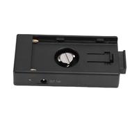 Jectse NP-F970 F770 F550 Dual Output Battery Adapter Plate Camera Power Supply Holder for Camcorders LED Lights Photographers