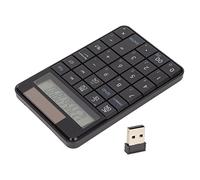 Jectse Number Pad, 29 Keys 2.4GHz Wireless Numeric Keypad with USB Receiver, Portable Financial Accounting Number Numpad Calculator for Laptop