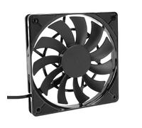 Jectse PC Case Fan, 120x120x15mm 1800RPM Double Bearing Quiet CPU Cooler Fan for Computer, 11 Blades, 44.51CFM Airflow, Auto Speed Regulation, 4Pin PWM Interface