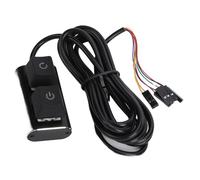 Jectse PC Power, External Computer Power On Off Reset with 7 Color LED Lights, 2m Cable for Desktop PC Gaming Setup