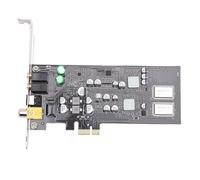 Jectse PCIE Sound Card, Professional HiFi with Dual DACs and Headphone Drivers, Support for CM108AH Master Controller, ES9018K2M SABRE32 DAC, Optical Coaxial Digital Output