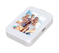 Jectse Phone Vlog Selfie Monitor Screen, Magnetic Back Camera Vlog Monitor with WiFi 5G 2.4G Bluetooth 5.0 Wireless Mirroring, 2 Inch Rear Camera for Live Stream (White)