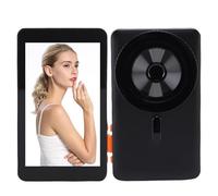 Jectse Phone Vlog Selfie Screen, 4.02 Inch Screen Wireless Phone Mirror, 1800mAh Battery, 3 Level Brightness, for IOS for Android Smartphones, for Vlog Live Stream and More (Black)