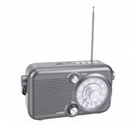 Jectse Portable AM FM SW Radio, Retro Bluetooth Speaker with 60W Full Range Speaker and 360 Degree Rotating Antenna, for Home Outdoor Emergency Gifts for Seniors