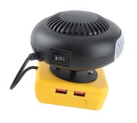 Jectse Portable Cordless Space Heater 360 Degree Rotatable for Indoor Outdoor Work Travel for Li Ion Battery