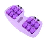 Jectse Portable Dual Foot Massager Roller, Expertly Designed for Even Pressure, Transform Your Foot Care Routine, Suitable for Home Use, Made from Robust Plastic (Purple)