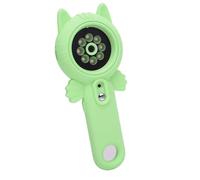 Jectse Portable Electronic Microscope, USB Charging 1080p 100x Magnification 2 Lens Handheld Digital Microscope for Young Scout (Green)