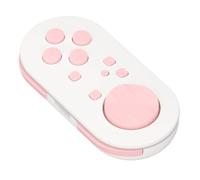 Jectse Portable Gamepad Wireless Portable Controller for App, RGB Lighting Effects, Compact Controller with Cable and Strap (Roseate)
