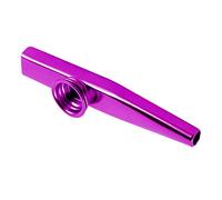 Jectse Portable Metal Kazoo Diaphragm Mouth Mini Flute Instrument for Beginners Easy to Play Glossy Finish