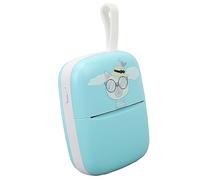 Jectse Portable Mini Printer with Fast Connection, Multiple Functions, Wrong Questions Printing, and Environmental Thermal Printing (Blue)