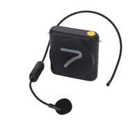 Jectse Portable Voice Amplifier, Wireless Microphone Headset with DSP AI Noise Reduction and 23H Playback, for Teachers Tour Guides Coaches