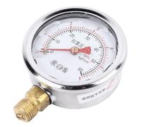 Jectse Pressure Class 1.6 Anti Seismic High Accuracy Industrial, Dial Tester for Electricity, Stainless Steel M14 X 1.5