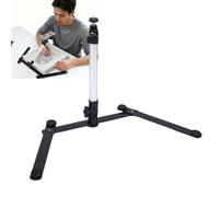 Jectse Projector Stand with Phone Clamp, 360° Rotation Mini Projector Tripod, Overhead Tripod Camera Holder with Clip and Remote Control for Online Teaching, Live Streaming