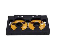 Jectse Reel to Reel Blank Sound Cassette Tape, Normal Bias Type I 50 Minute Open Type Blank Tape for Music Recording, with Storage Box Black and Gold