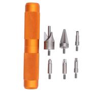 Jectse Reloading Case Chamfer Deburring Tool, Case Prep Multi-Tool with Removable Handle, Inside Chamfer and Outside Deburring Tool, Primer Pocket Cleaners Reamers, for Preprocessing