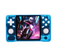 Jectse Retro Handheld Game Console, 4.0 Inch HD Screen Portable Rechargeable Gaming Console for Home Travel, for RK3326 64bit A35 Chip, Non Slip Texture, 4000mAh Battery (128GB)