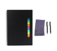 Jectse Reusable Shorthand Notebook, Spiral Bound Erasable Notebook with Smart Headers and Labels, Water Proof Cover, for Jotting Down Ideas and Organizing Files with APP Connectivity