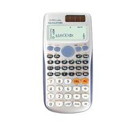 Jectse Scientific Calculator, Fc99Math Calculator with 417 Functions 10+2 Digits Display, Solar Battery Dual Power, for School Office Engineering Students Teachers (Silver)