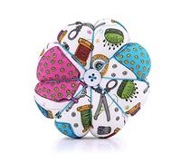 Jectse Sewing Pin Cushion, Wrist Pin Cushion Creative Pumpkin Pad With Elastic Wrist Belt, Double Sided Use, Wearable Doll, To Release Hands During Sewing(A)