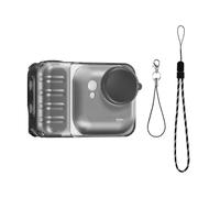 Jectse Shockproof Anti Scratch Camera Protective Case, Custom Molded TPU Cover with Edge Coverage, for 360 Go Ultra Action Camera (Frosted Black)