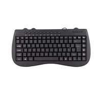 Jectse Silent Wired Keyboard, Ultra-Thin Small Language Multimedia Keyboard with 95 Keys for Home Use, English Arabic Version, Made with Excellent Craftsmanship (English)