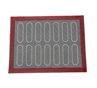 Jectse Silicone Baking Mat, Macaron Baking Mat with Nonstick Double Sided Design, Pastry Sheets for Macaroon Cookie Cake Making, Food Grade & Heat Resistant (11.8x15.7in)