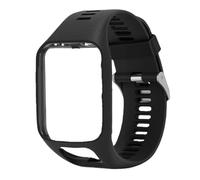 Jectse Silicone Quick Release Watch Straps for Runner 2 3 Spark 3 Golfer 2 Adventurer Fitness Watch Wristband, Replacement Band for Men Women, Black