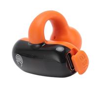 Jectse Single Ear Clip Bone Conduction Headphone, F20 Bluetooth V5.2 Open Ear Earbuds with LED Power Display, Wireless Clip on Earbuds with 88H Playtime, IPX6 Waterproof, Built in Mic